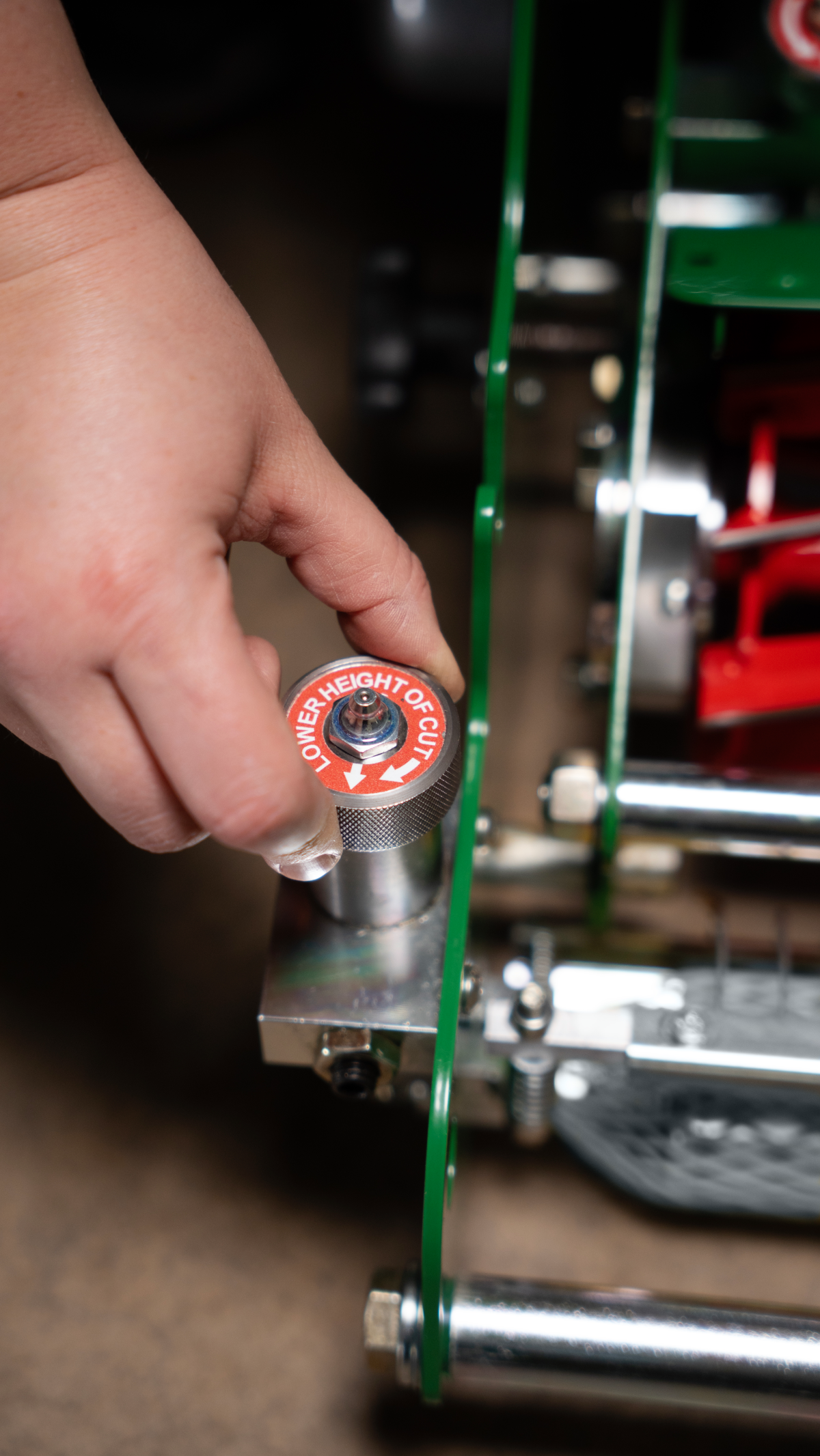 FT Range - Easy Adjustment of bottom blade to cylinder