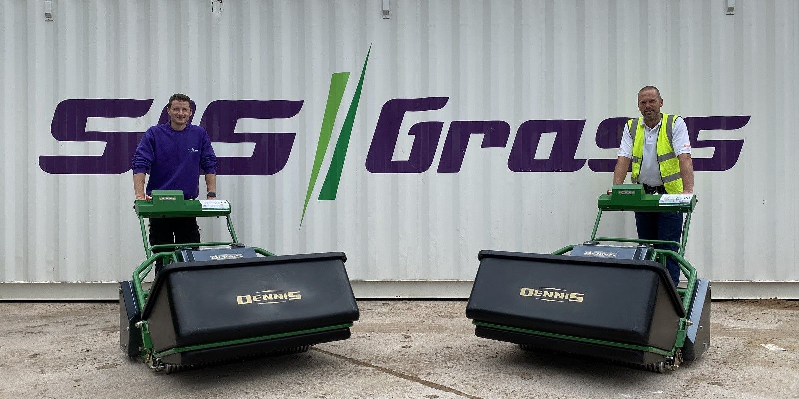 Video - SISGrass-switch-to-the-new-Dennis-ES-860-electric-cylinder-mower